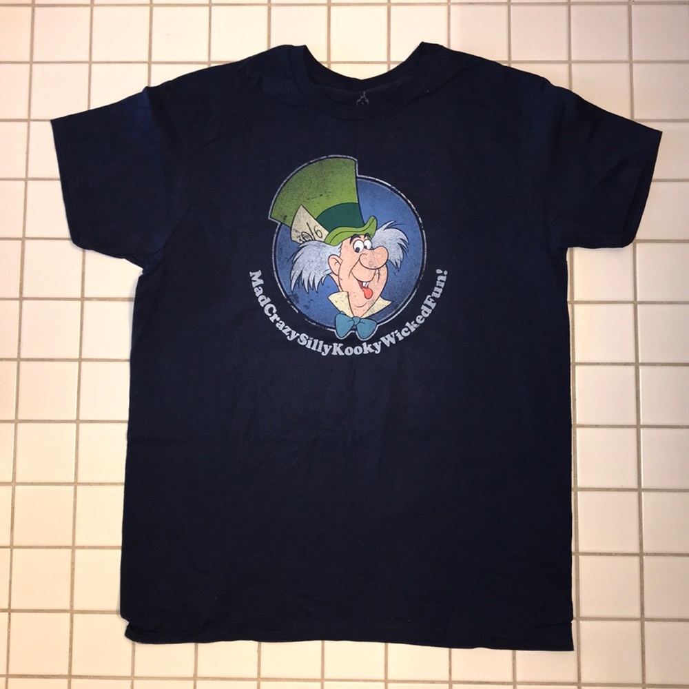 Disney Parks Authentic Mad Hatter SS Tee
